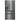 Frigidaire Gallery 36" 21.5 cu. ft. French Door Refrigerator - Black Stainless Steel - GRMC2273CD - Open Box