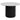 EUROPA Table à Manger 48" Faux Marbre blanc - Base Noire
