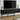NERO Meuble Télé  72" Noir  élégant avec 2 Portes coulissantes