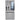 LG 33''24.4 cu. ft. -Double Door Refrigerator- Stainless Steel- Energy Star- Water and Ice Maker- LRFVS2503S-Open Box