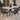 Ensemble de Salle à Manger T1 Table effet marbre avec 7 chaises assorties