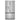 Whirlpool 36'' 31 pi cu Réfrigérateur - Grande Capacité - Inox - WRFF3536SZ - Boîte Overte