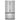 Whirlpool 36'' 31 pi cu Réfrigérateur à portes françaises avec machine à glaçons - inox - WRFF3136SZ - boîte ouverte