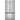 Whirlpool 36" 31 pi.cu - Réfrigérateur à portes françaises - Inox - WRFF3336SZ - Boîte ouverte