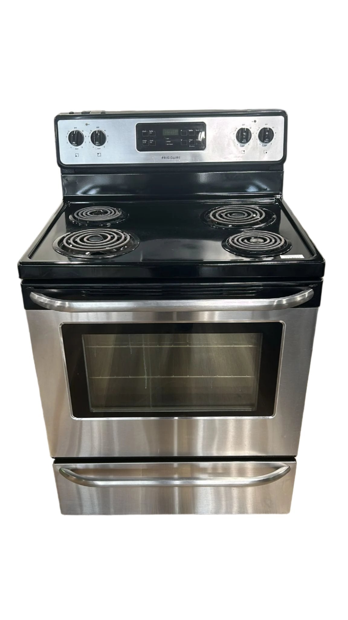 Frigidaire 30'' electric stove coil stainless steel reconditione