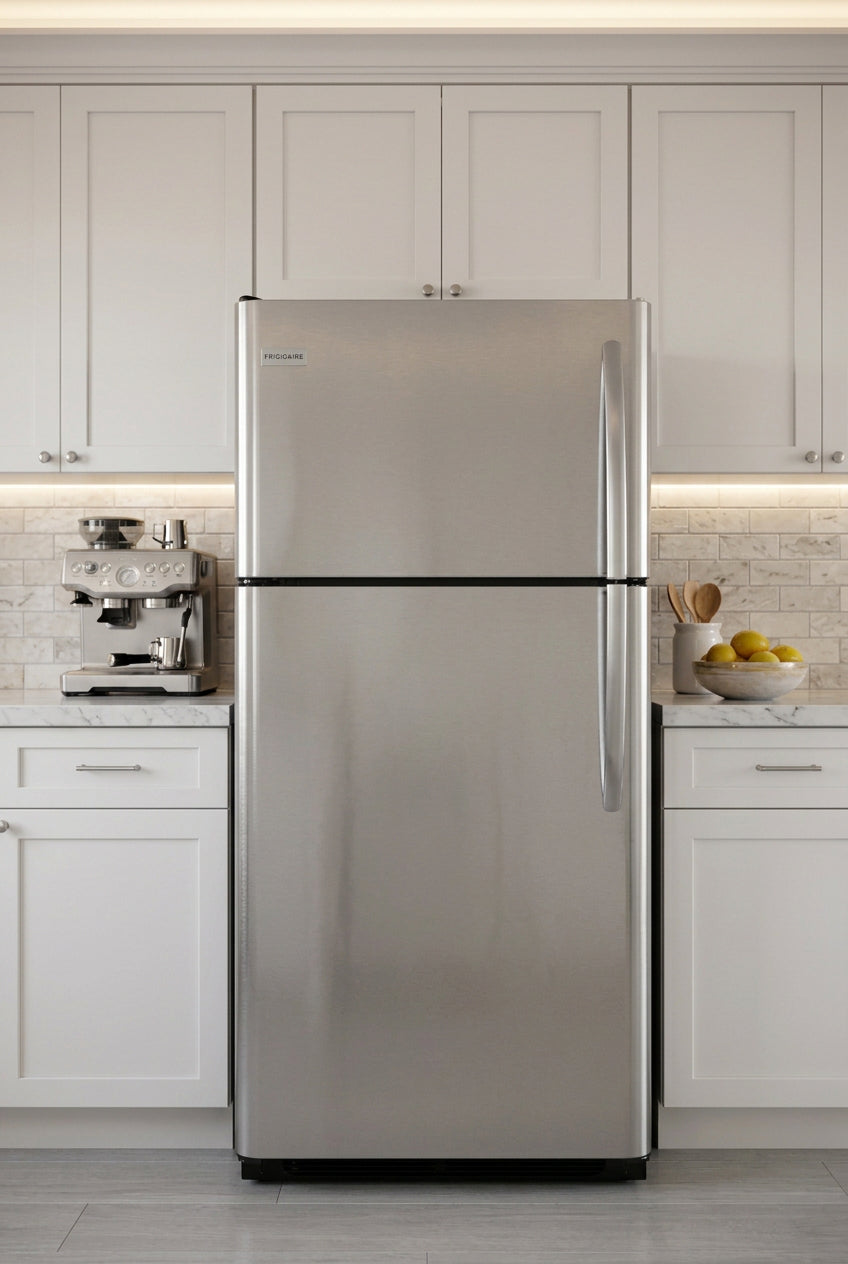 Frigidaire 30'' Réfrigérateur Congélateur Supérieur - Inox - Reconditi ...