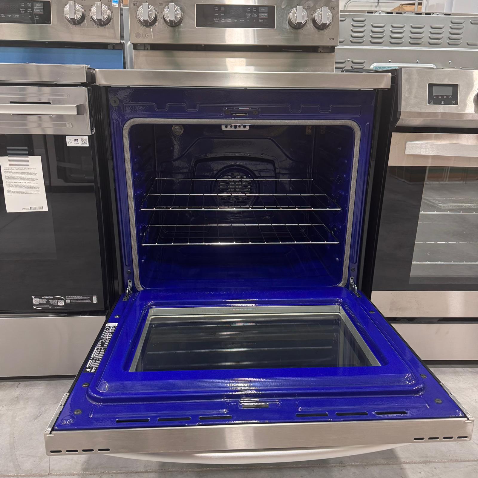 LG 30'' Cooker - ceramic hob - stainless steel - refurbished – Econoplus